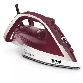 Tefal Ultimate Pure FV6810 Dampfbügeleisen 2800 W Rot, Silber