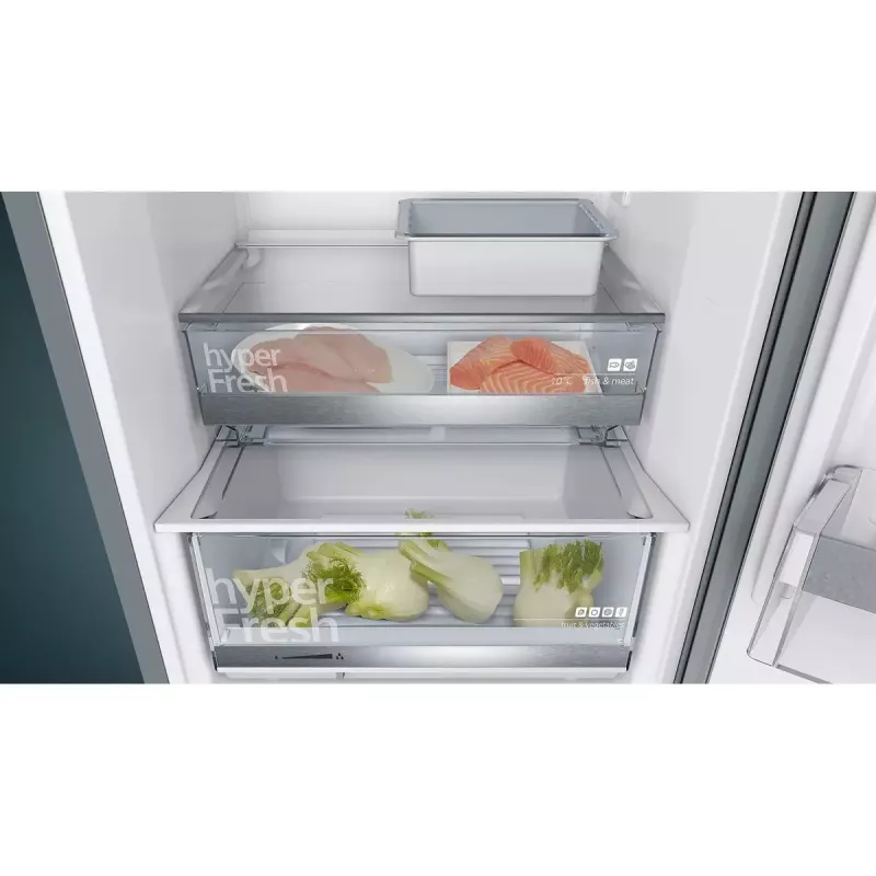 Siemens iQ500 KG39E8IBA Kühl-Gefrierkombination Freistehend 343 L Edelstahl