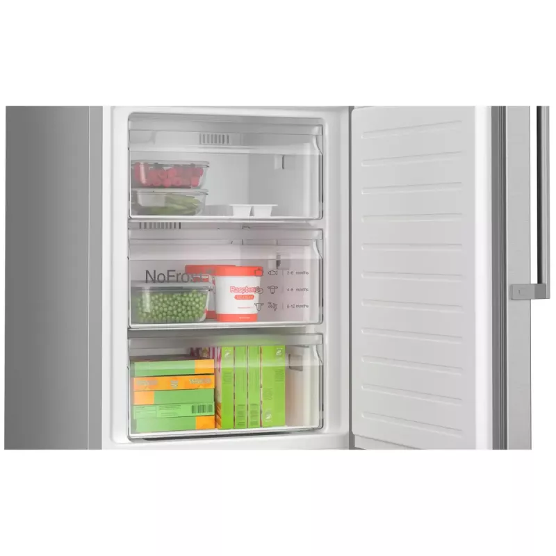 Bosch Serie 4 KGN36VICT Kühl-Gefrierkombination Freistehend 321 L Edelstahl