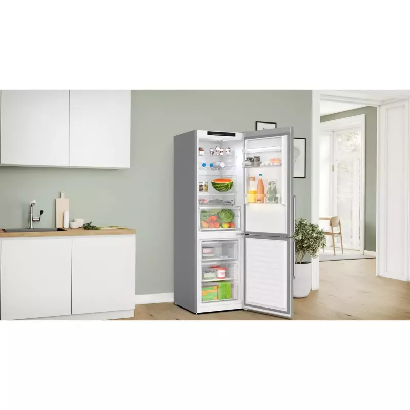 Bosch Serie 4 KGN36VICT Kühl-Gefrierkombination Freistehend 321 L Edelstahl