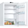Kühlschrank Bosch Serie 2 KTR15NWEB, freistehend, 134 l, weiß, H850 × B560 × T580 mm, Energieeffizienzklasse E