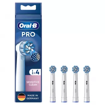 Zahnbürstenköpfe Oral-B Sensitive Clean 4 Stück Weiß