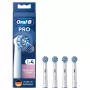 Zahnbürstenköpfe Oral-B Sensitive Clean 4 Stück Weiß