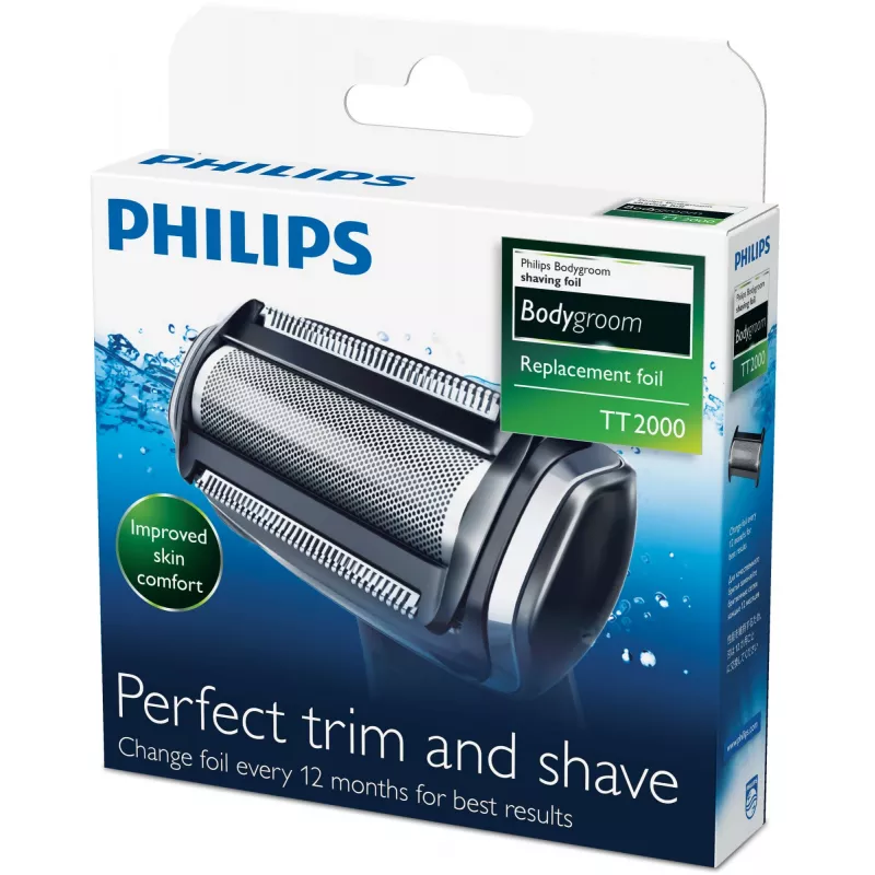 Philips Bodygroom Ersatzklinge TT2000/43 Wasserdichte Ersatzklinge Scherkopf