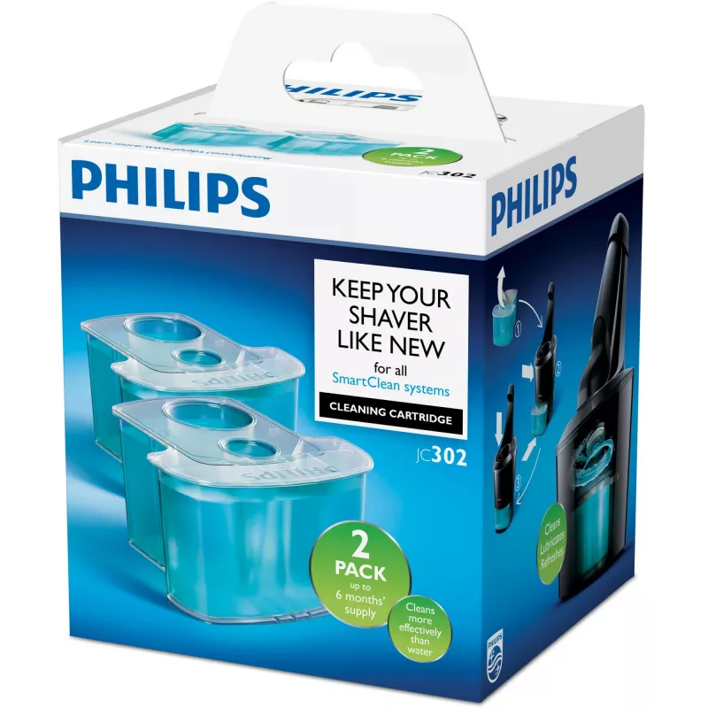 Reinigungskartusche Philips JC302/50 2er-Pack Dual-Filtersystem