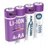 Wiederaufladbare Batterie Ansmann 1312-0036 AA Lithium-Ionen