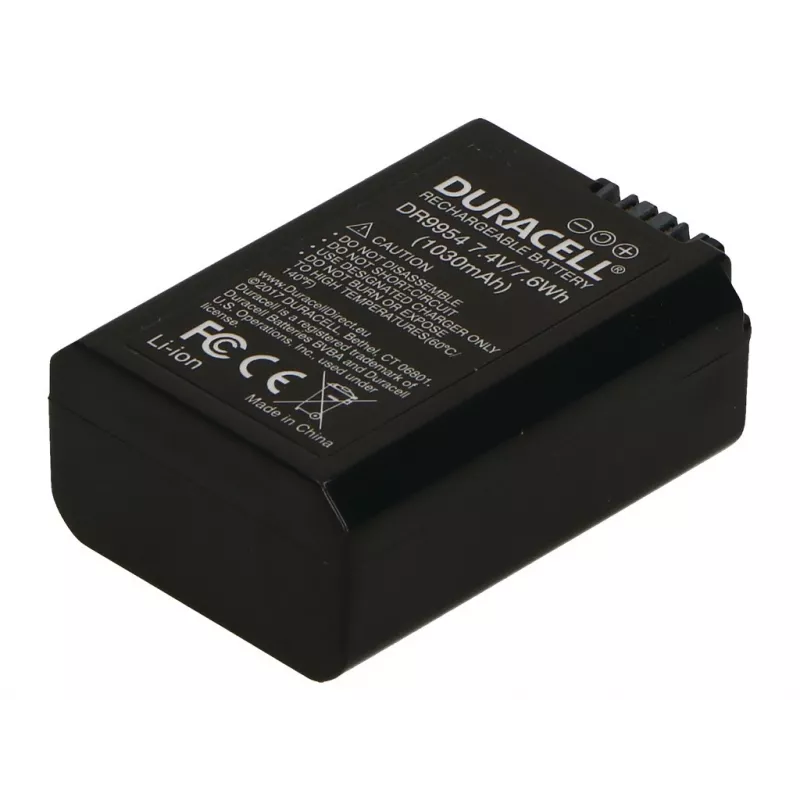 Kamera-Akku Duracell DR9954, ersetzt Sony NP-FW50, 1030 mAh