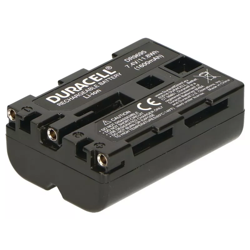Kamera-Akku Duracell DR9695, ersetzt Sony NP-FM500H, 1600 mAh