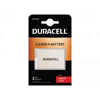 Duracell Kamera-Akku – ersetzt Canon LP-E8 Akku, 1020 mAh, 7,4 V, Lithium-Ionen (Li-Ion)