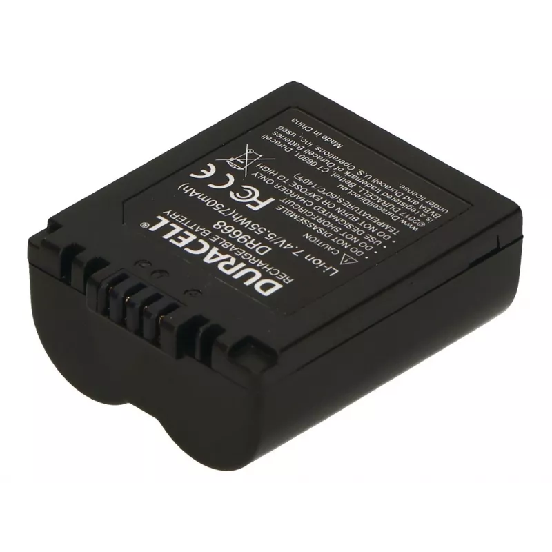 Kameraakku Duracell DR9668, Lithium-Ionen, 750 mAh, 35x44x18 mm