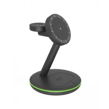 ICY BOX IB-SH102-CH Kopfhörer, Smartphone, Smartwatch Schwarz Schnellladung