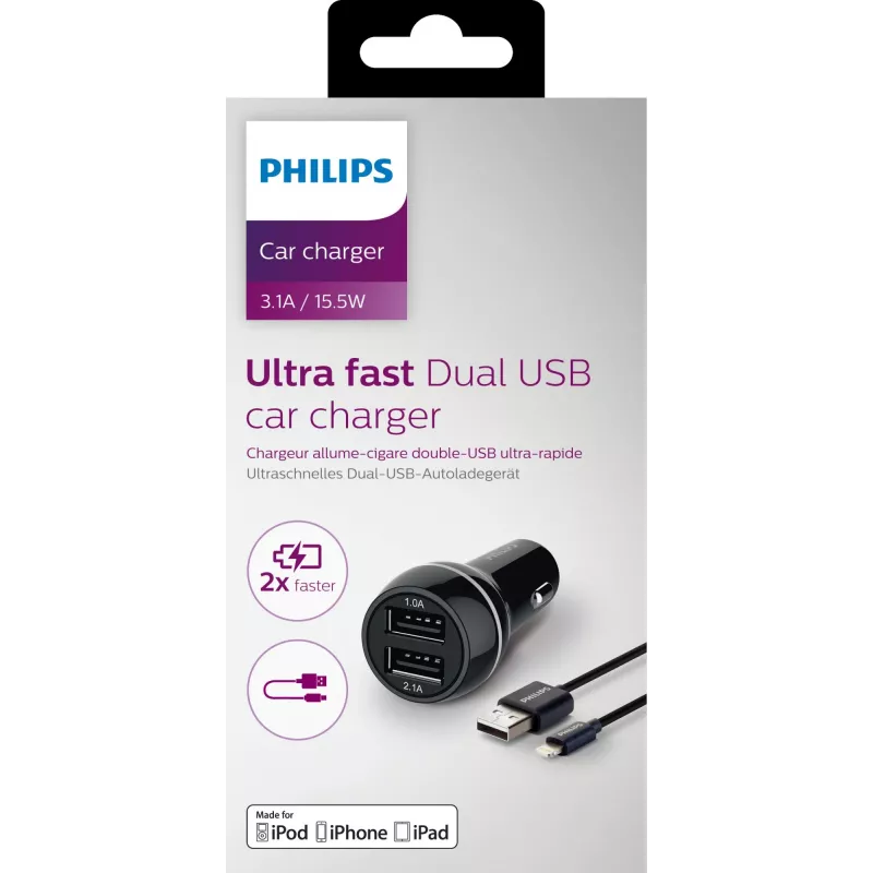 Philips USB Autoladegerät DLP2357V/10