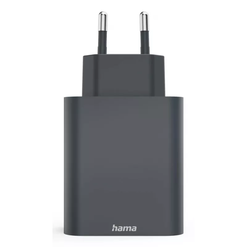Hama 00086445 mobiles Ladegerät Smartphone, Tablet Grau AC Schnellladen Indoor