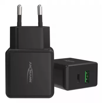 Ladegerät Innenbereich Ansmann HC218PD Universal Schwarz