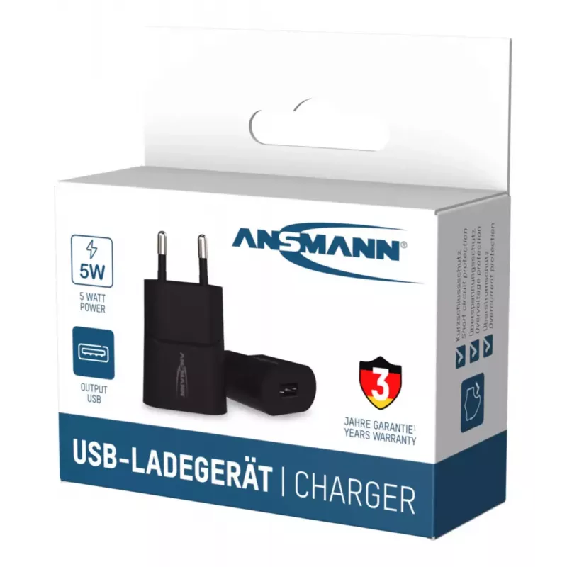 Ladegerät Ansmann HC105 Universal Schwarz AC Innenbereich