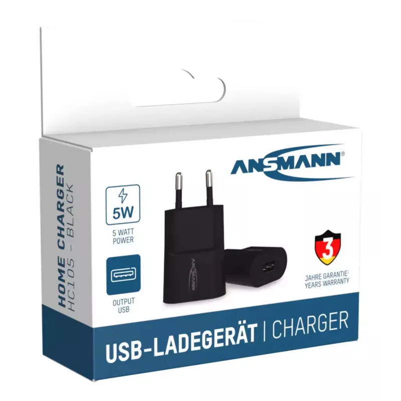 Ladegerät Ansmann HC105 Universal Schwarz AC Innenbereich