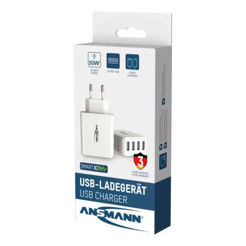 Ladegerät Ansmann HC430 Universal Weiß AC Indoor