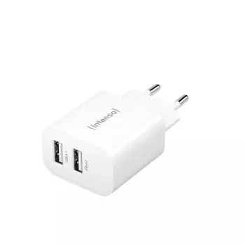 Indoor-Ladegerät Intenso POWER ADAPTER 2XUSB-A/7802412 Universal Weiß AC