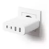 Ladegerät ALOGIC 4X100 Universal Weiß USB Indoor