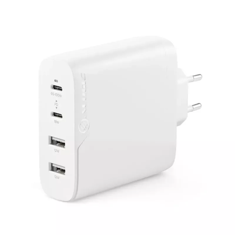 Ladegerät ALOGIC 4X100 Universal Weiß USB Indoor