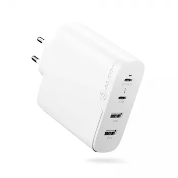 Ladegerät ALOGIC 4X100 Universal Weiß USB Indoor