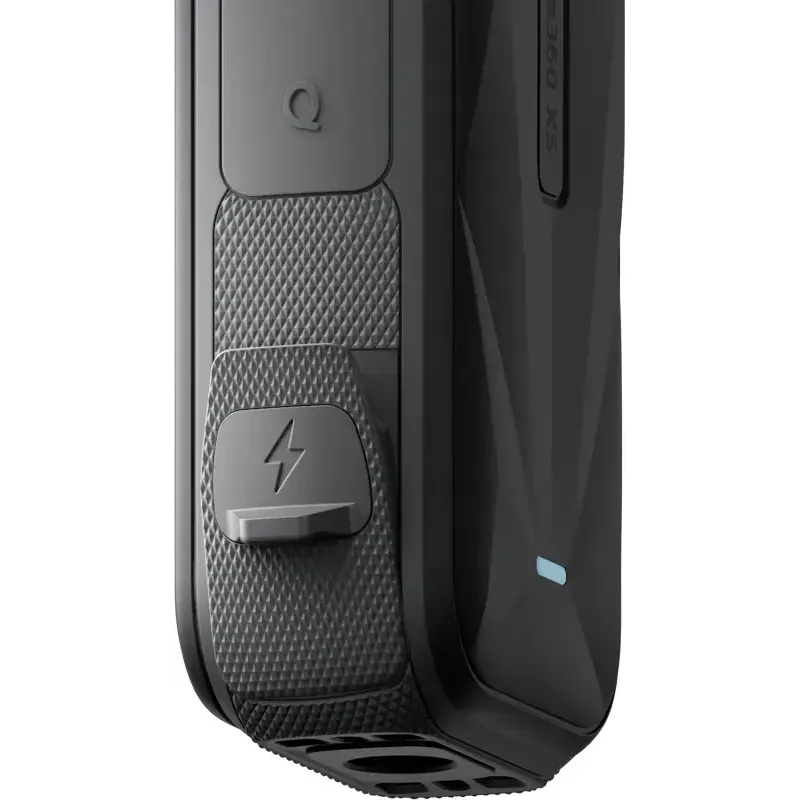 Anschlussabdeckung für Insta360 X5 – Allwetter-USB-Ladeabdeckung, Schwarz, 26,2×15,1×9,5 mm