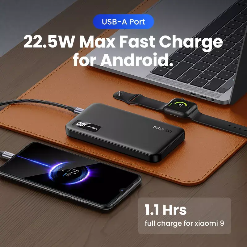 Ugreen 25742 Powerbank Lithium-Ion (Li-Ion) 10000 mAh Schwarz