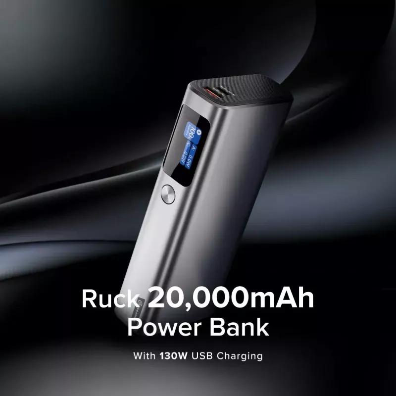 Powerbank ALOGIC Ruck 20000mAh, 130W USB-Ladegerät