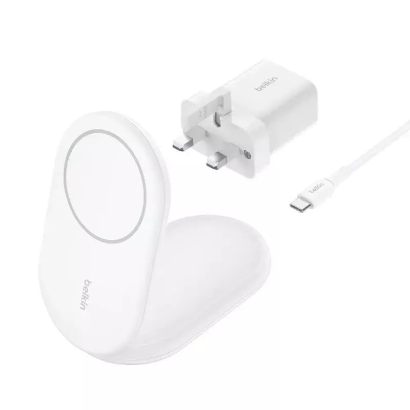 Kabelloses Ladegerät Belkin BoostCharge WIB007VFWH USB Schnellladen Indoor