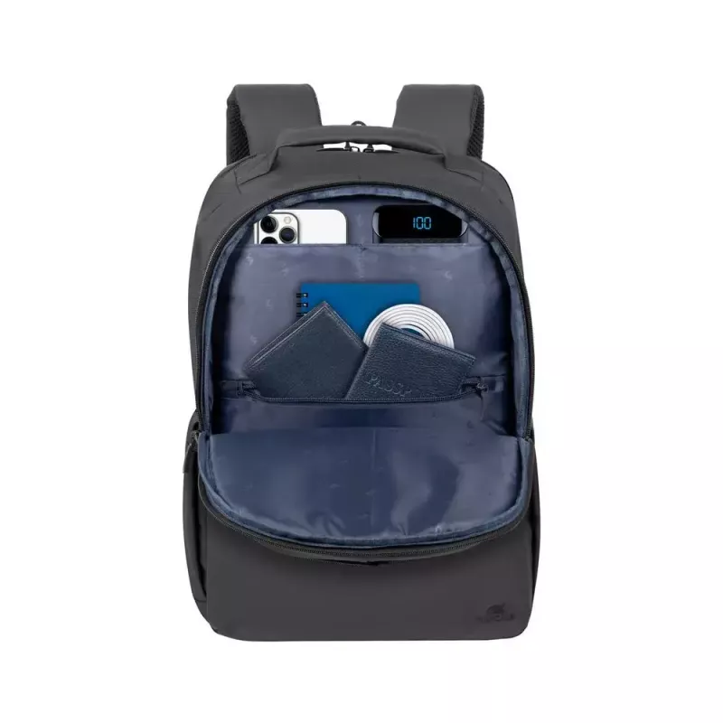 Freizeit-Rucksack Rivacase Tegel Schwarz Polyester Urban Style