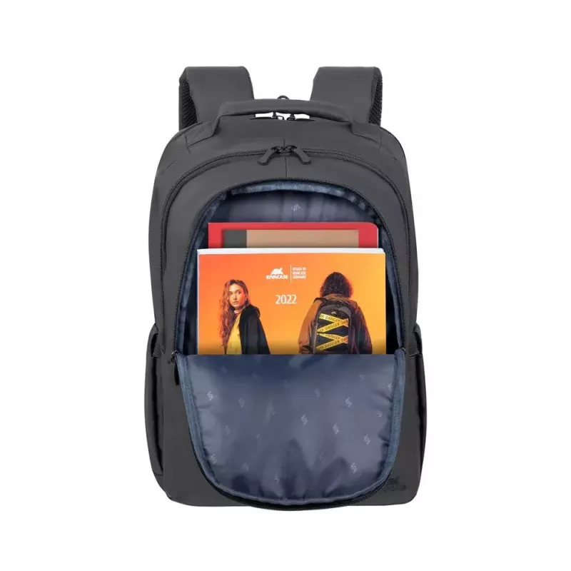 Freizeit-Rucksack Rivacase Tegel Schwarz Polyester Urban Style