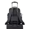 Freizeit-Rucksack Rivacase Tegel Schwarz Polyester Urban Style