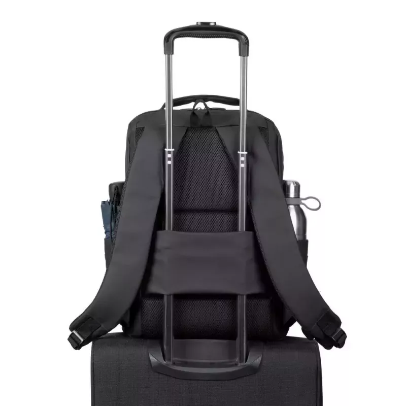 Freizeit-Rucksack Rivacase Tegel Schwarz Polyester Urban Style