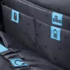 Rivacase 7860 Rucksacktasche für Laptops bis 43,9 cm (17,3 Zoll), Polyester, Schwarz/Blau