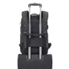 Rivacase 7860 Rucksacktasche für Laptops bis 43,9 cm (17,3 Zoll), Polyester, Schwarz/Blau