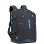 Rivacase 7860 Rucksacktasche für Laptops bis 43,9 cm (17,3 Zoll), Polyester, Schwarz/Blau