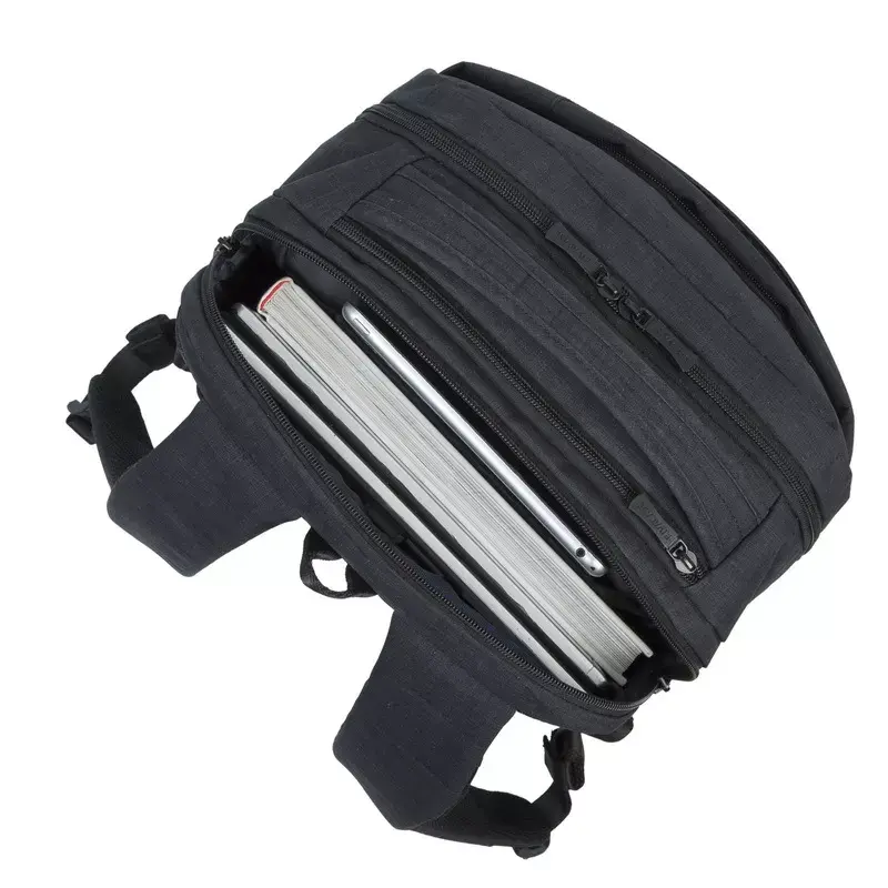 Backpack Rivacase 8365 für 17,3 Zoll Laptops, Polyester, schwarz, 850 g