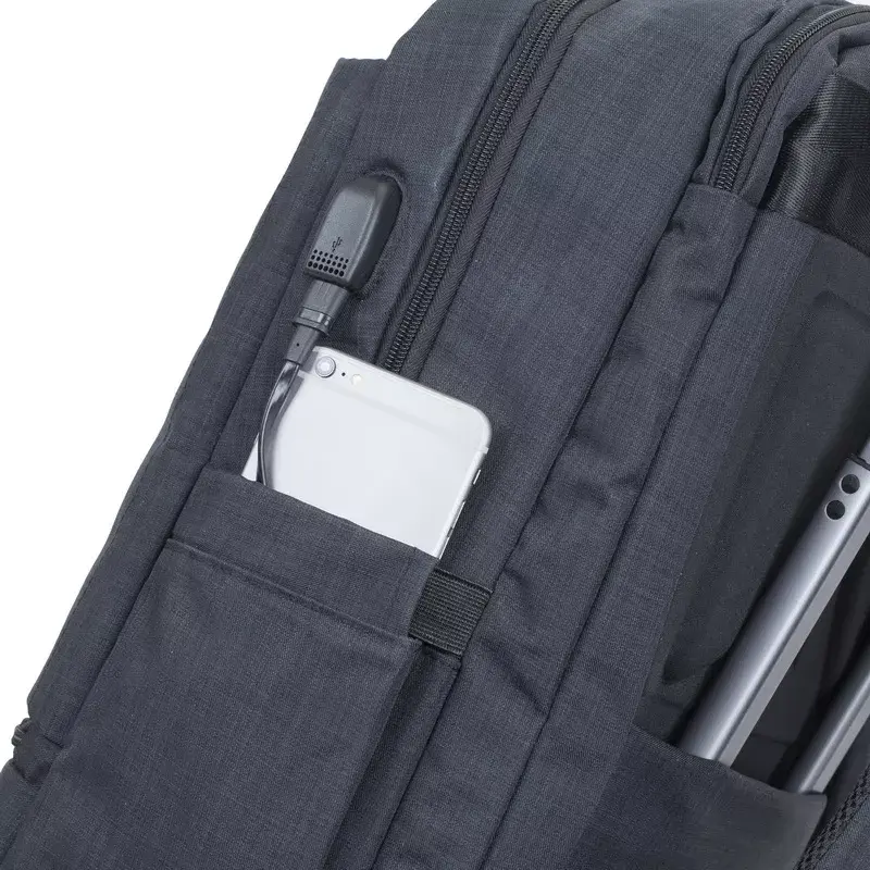 Backpack Rivacase 8365 für 17,3 Zoll Laptops, Polyester, schwarz, 850 g