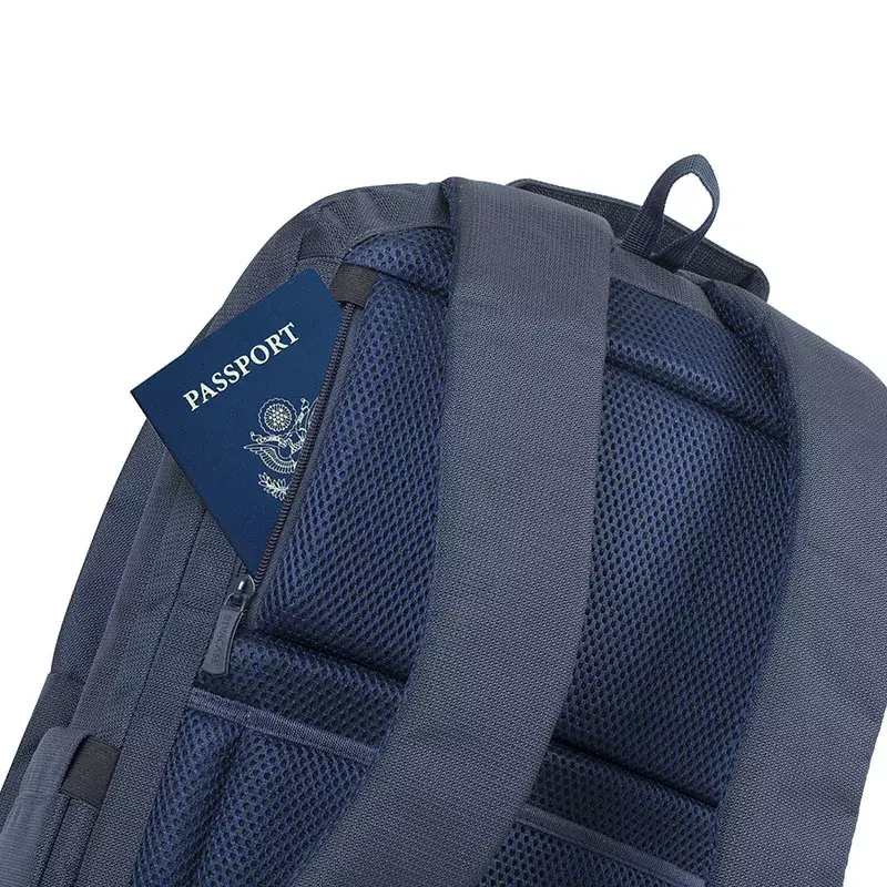 Rivacase 8460 Rucksack für 43,9 cm (17,3 Zoll) Laptops, Polyester, blau, 717 g