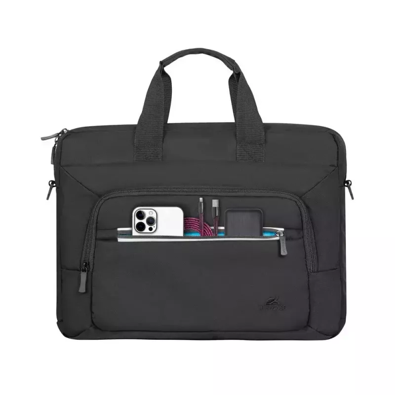 Toploader-Tasche Rivacase 7521 35,6 cm (14 Zoll) Schwarz