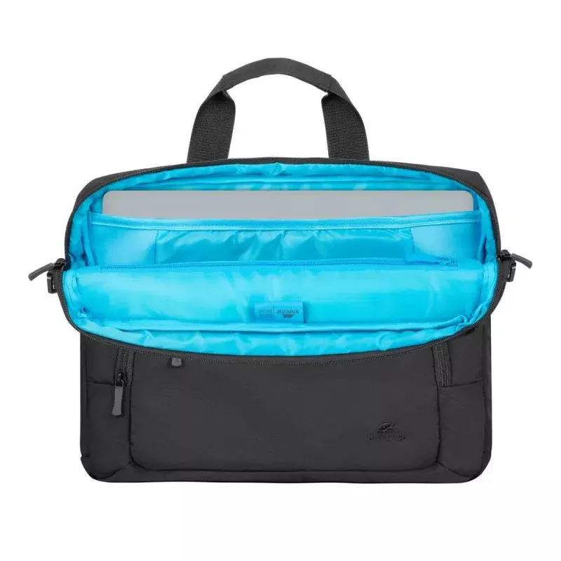 Toploader-Tasche Rivacase 7521 35,6 cm (14 Zoll) Schwarz