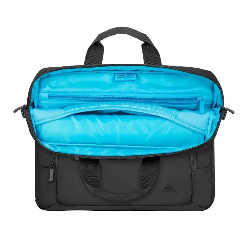 Toploader-Tasche Rivacase 7521 35,6 cm (14 Zoll) Schwarz