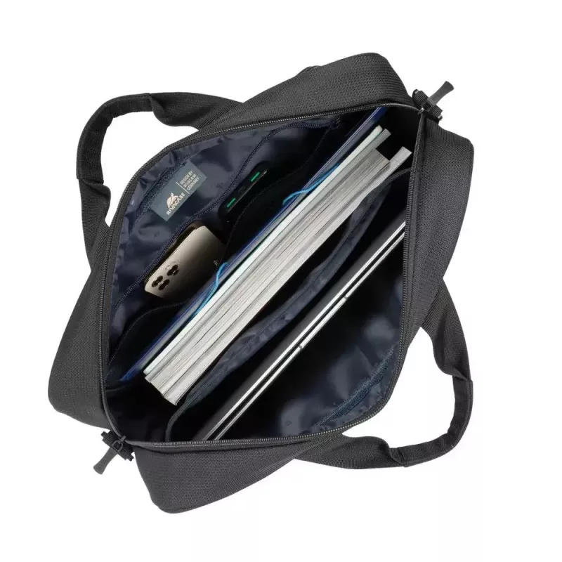 Toploader-Tasche Rivacase 8422 35,6 cm (14 Zoll) Schwarz
