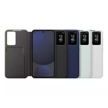 Wallet-Hülle Samsung Galaxy S24 FE 6,7 Zoll Weiß 1 Kartenfach