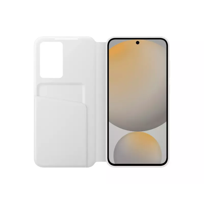 Wallet-Hülle Samsung Galaxy S24 FE 6,7 Zoll Weiß 1 Kartenfach
