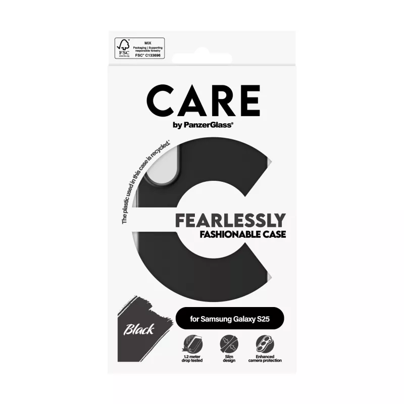PanzerGlass CARE™ by ® Case Schwarz Samsung Galaxy S25