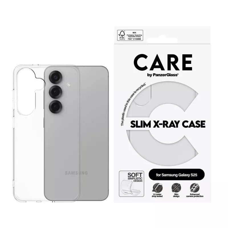 Cover PanzerGlass Samsung Galaxy S25 Transparent X-Ray Soft Basic