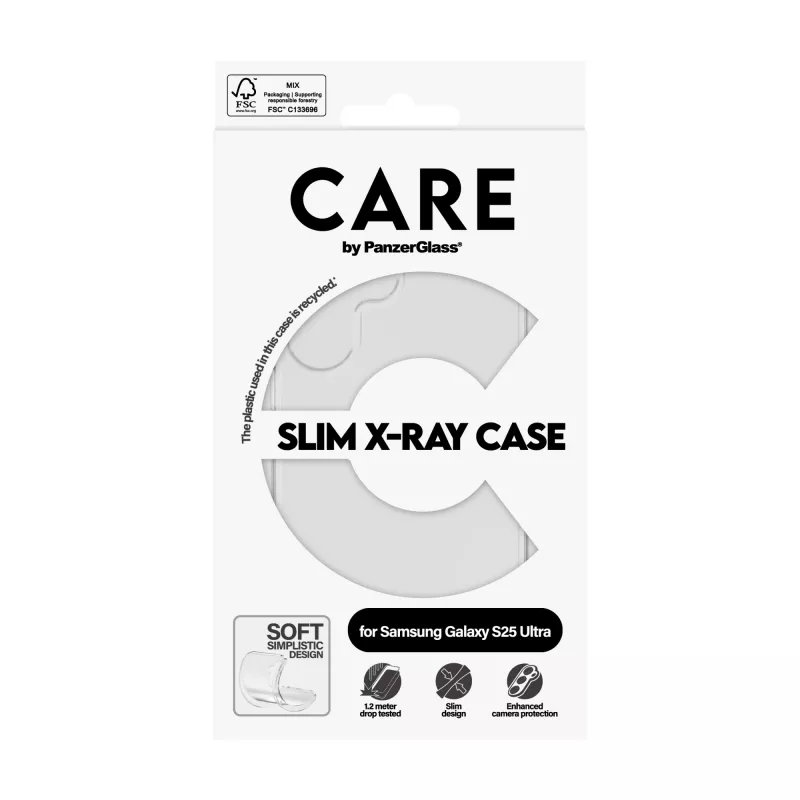Cover PanzerGlass Samsung Galaxy S25 Ultra Transparent X-Ray Soft