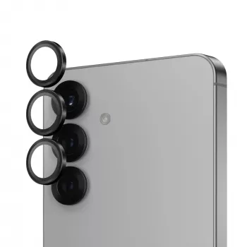 PanzerGlass ® Hoops® Kamera-Linsenschutz Schwarz Samsung Galaxy S25