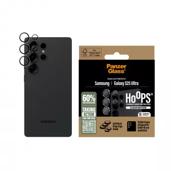 PanzerGlass ® Hoops® Kamera-Linsenschutz Transparent Samsung Galaxy S25 Ultra